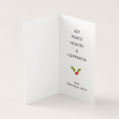 Joli soldat de Noël, conception propre et minimale (Inside)
