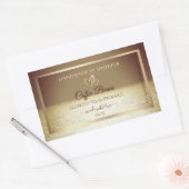 Joli soleil sur l'océan Design Étiquettes de produ (Enveloppe)