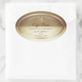 Joli soleil sur l'océan Design Étiquettes de produ (Sac)