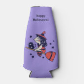 Joli sorcier nom personnalisé glacière bouteille H (Devant)