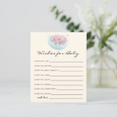 Joli souhait éléphant pour la carte bébé (Debout devant)