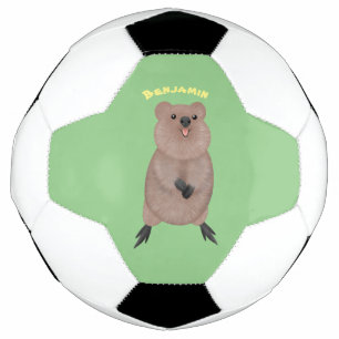Joli sourire mignon dessin animé quokka