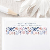 Joli Sous La Mer Étiquettes D'Adresse De Retour (En situation)