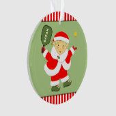 Joli souvenir de Noël de pickleball (devant)