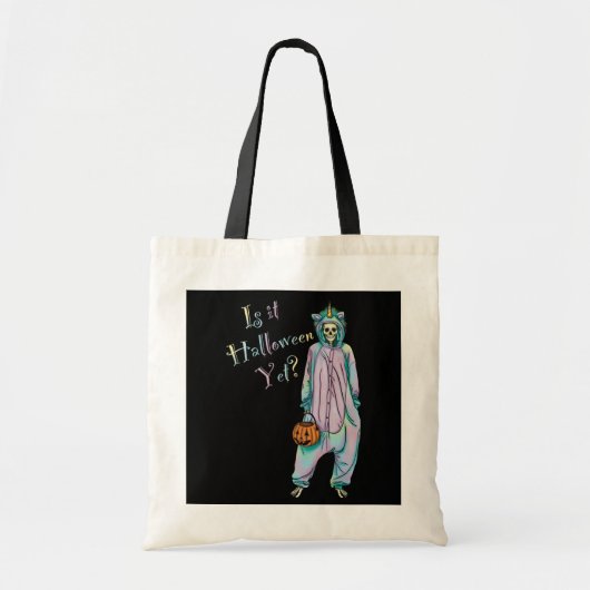 Joli squelette Halloween ou sac de traitement (Devant)