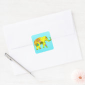 Joli Sticker Artsy Colorful Elephant (Enveloppe)
