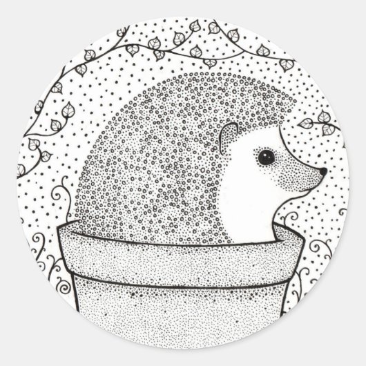 Joli Sticker Hedgehog (Devant)
