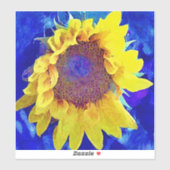 Joli Sticker Sunflower Art (Feuille)