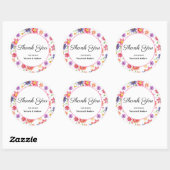 Joli Stickers Merci Floral (Feuille)