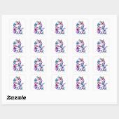 Joli Stickers Unicorne (Feuille)