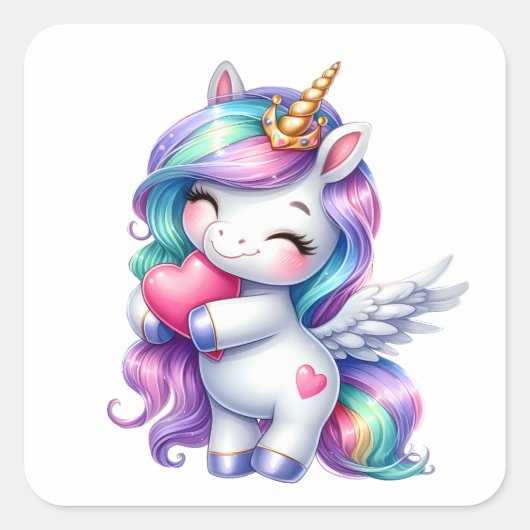 Joli Stickers Unicorne (Devant)