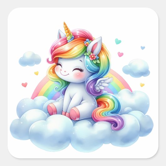 Joli Stickers Unicorne (Devant)