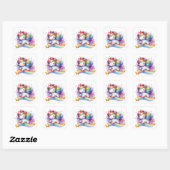 Joli Stickers Unicorne (Feuille)