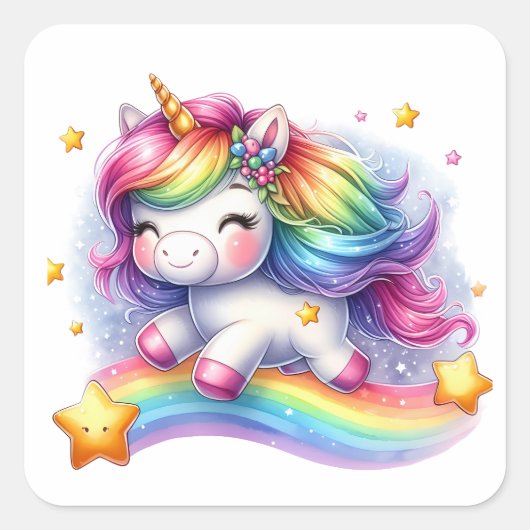 Joli Stickers Unicorne (Devant)