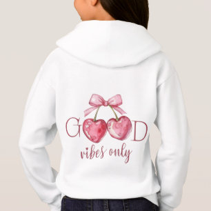 Joli sweat-shirt Cherry Good Vibes Only esthétique
