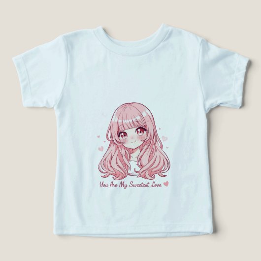 Joli Sweatshirt Anime Saint-Valentin (Design Recto)
