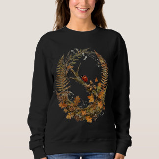 Joli sweatshirt d'automne à coccinelle