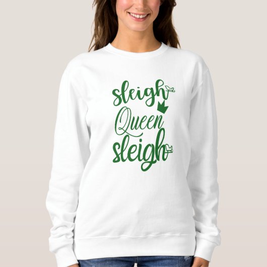 Joli Sweatshirt De Noël Branché Et Élégant (Devant)