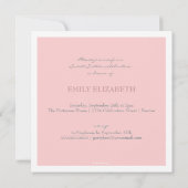 Joli Swirl Photo Collage Sweet 16 Invitation (Dos)