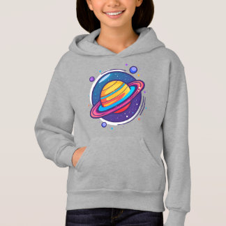 Joli T-Shirt Bébé Planète Saturne – Espace Coloré