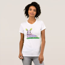 Joli T-shirt Bunny avec Motif amusant