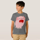 Joli T-shirt caroton chantant cochon enfant (Devant entier)