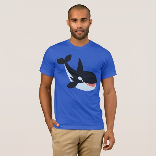 Joli T-Shirt Cartoon Killer Whale (Devant entier)
