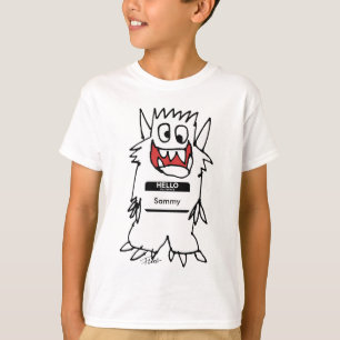Joli T-shirt Cartoon Monster Boys