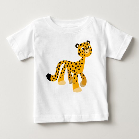 Joli T-Shirt Cheetah Baby Cartoon à flâner (Devant)