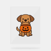 Joli T-shirt classique avec un chien en caricature (Recto)