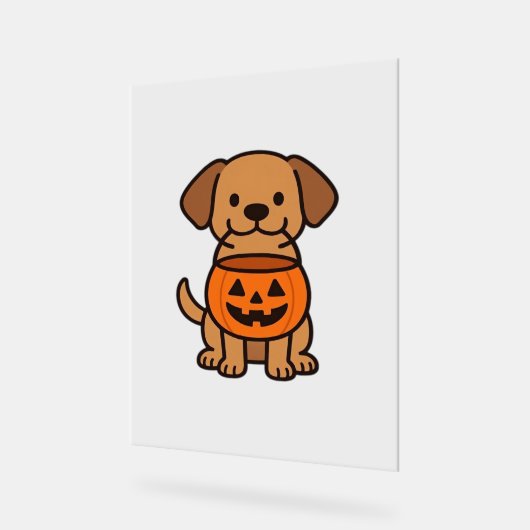 Joli T-shirt classique avec un chien en caricature (Angle)