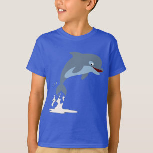 Joli T-shirt Dauphin Enfants Dauphin Dauphin