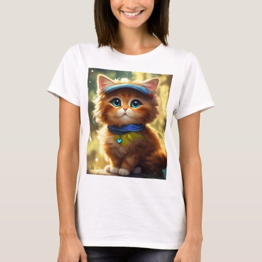 Joli t-shirt de chat (Devant)