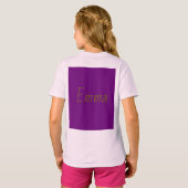 Joli T-Shirt de Fée Violette . (Dos entier)