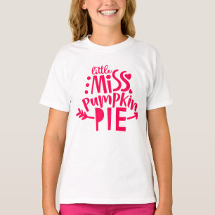 Joli T-shirt de la petite Miss Citrouille Pie Kid