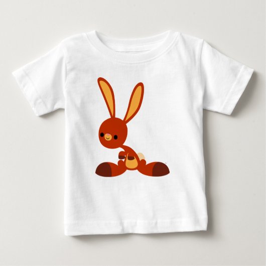 Joli T-shirt de lapin de dessin animé (Devant)