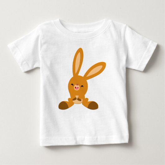 Joli T-shirt de lapin de lapin de rire (Devant)