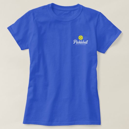 Joli t-shirt de pickleball pour femmes (Design devant)