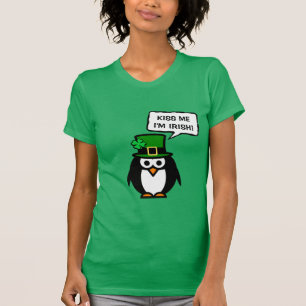 Joli t-shirt de pingouin pour la Saint-Patrick E