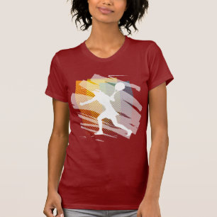 Joli t-shirt de tennis pour femmes