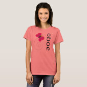 Joli T-shirt en boe pour femmes (Devant entier)