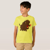 Joli T-shirt Enfants en sanglier (Devant entier)