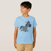 Joli T-shirt Enfants Gris Gris Carton (Devant entier)