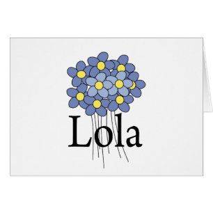 Joli T-shirt Fleur Bleue Lola