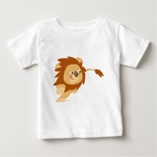 Joli T-shirt Galloping Cartoon Lion Baby