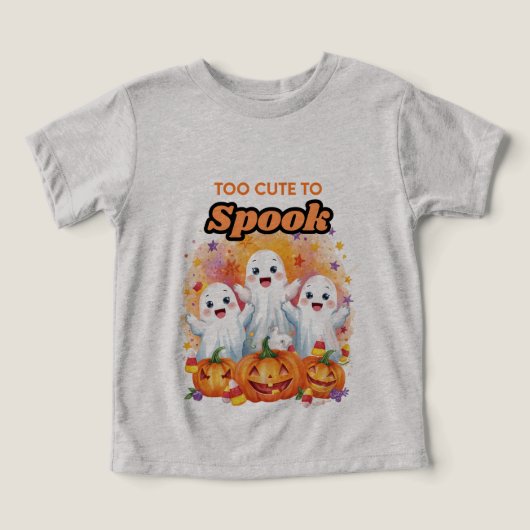 Joli T-shirt Halloween fantôme (Design Recto)