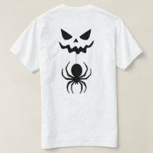 Joli T-Shirt Halloween Fantôme & Citrouille – Sque