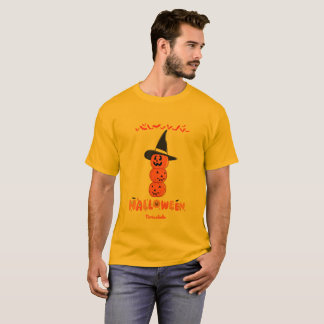 Joli T-Shirt homme citrouille d'Halloween