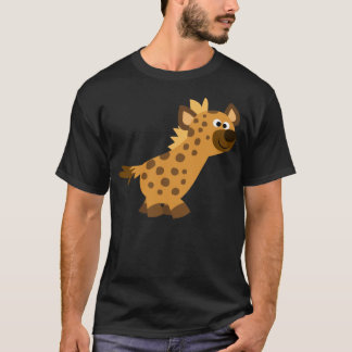 Joli T-Shirt Hyena Cartoon Walking