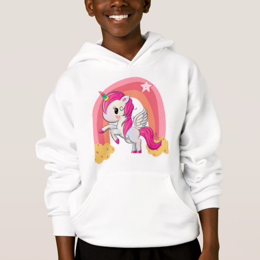 Joli t-shirt magique licorne pour enfants (Devant)